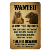 Magnet Flexible Poster Recherché avec écureuil (Vertical)