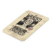 Magnet Flexible Poster Recherché déambulé et extrêmement dangereux (Côté Gauche)