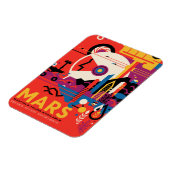 Magnet Flexible Poster spatial Retro - Programme d'exploration de  (Côté Gauche)