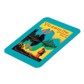 Magnet Flexible Poster touristique - Yosemite Nat'l Park, CA (Côté Gauche)