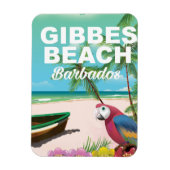 Magnet Flexible poster vacances de Gibbes Beach Barbade (Vertical)