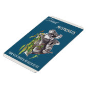 Magnet Flexible Poster vintage australien (Côté Gauche)