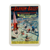 Poster vintage Barnum & Bailey Circus