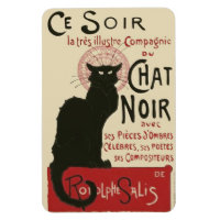 Poster vintage Ce Soir Le Conversation Noir
