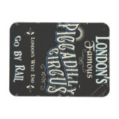 Magnet Flexible Poster vintage de Piccadilly Circus (Horizontal)
