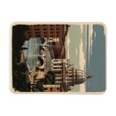 Magnet Flexible Poster vintage de Rome (Horizontal)
