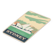 Magnet Flexible Poster vintage de Sydney (Côté Gauche)