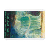 Magnet Flexible Poster Vintage voyage de Niagra Falls (Horizontal)