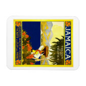 Magnet Flexible Poster Vintage voyage jamaïcain (Horizontal)