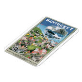 Magnet Flexible Poster Vintage voyage Nantucket (Côté Gauche)