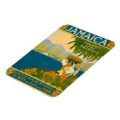 Magnet Flexible Poster Vintage voyage Pour La Jamaïque (Côté Gauche)