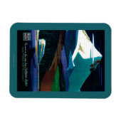 Magnet Flexible Poster vintage Zephyr du Pacifique Ouest (Horizontal)