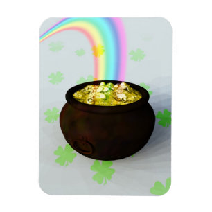Magnet Flexible Pot d'or chanceux