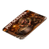 Magnet Flexible Pot Scraper Icelandic Yule Lad  (Côté Gauche)