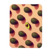 Magnet Flexible Potrait de fruits Avocado (Vertical)