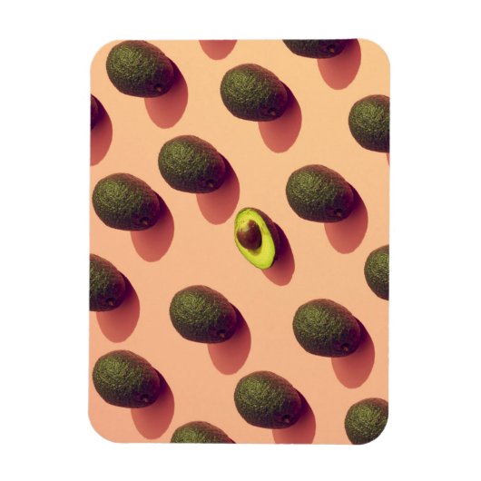Magnet Flexible Potrait de fruits Avocado (Vertical)
