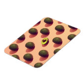 Magnet Flexible Potrait de fruits Avocado (Côté Gauche)