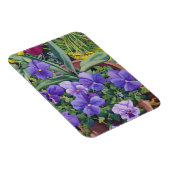 Magnet Flexible Pots à fleurs avec Pansies 2007 (Côté Droit)