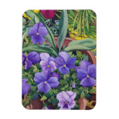 Magnet Flexible Pots à fleurs avec Pansies 2007 (Vertical)