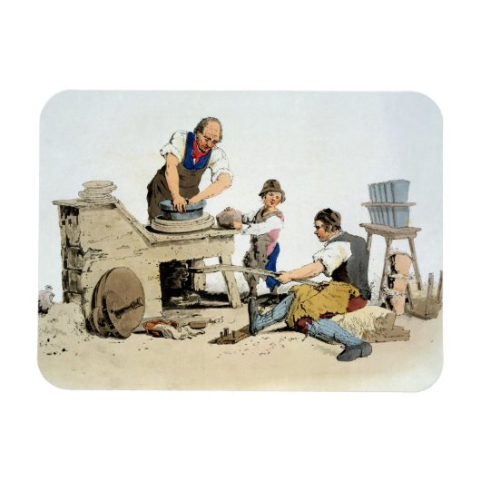 Magnet Flexible Potters, from 'Costume of Great Britain', publishe (Horizontal)