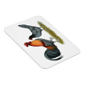 Magnet Flexible Poule bleue du Delaware (Côté Droit)