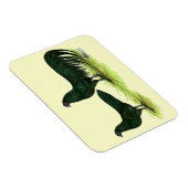 Magnet Flexible Poules Sumatra noires (Côté Droit)