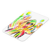 Magnet Flexible Poulpe coloré (Côté Gauche)