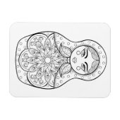 Magnet Flexible Poupée russe élégante (Horizontal)