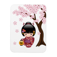 Poupée Sakura Kokeshi - jolie fille japonaise Geis