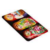 Magnet Flexible Poupées Matriochka Colorées (Côté Droit)