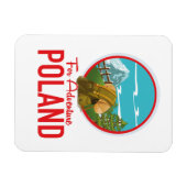 Magnet Flexible Pour Adventure Pologne logo Travel (Horizontal)