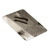 Magnet Flexible Pour le désir d'un clou... Dire l'aimant 3" par 4" (Côté Droit)