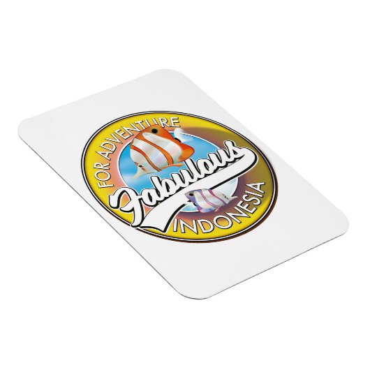 Magnet Flexible Pour le logo de l'Indonésie fabuleuse d'aventure (Côté Droit)