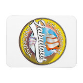 Magnet Flexible Pour le logo de l'Indonésie fabuleuse d'aventure (Horizontal)
