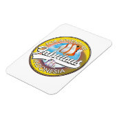 Magnet Flexible Pour le logo de l'Indonésie fabuleuse d'aventure (Côté Gauche)