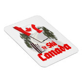 Magnet Flexible Pour skier Canada (Côté Droit)