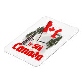 Magnet Flexible Pour skier Canada (Côté Gauche)
