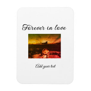 Magnet Flexible Pour toujours en amour ajouter photo de couple mar