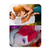 Magnet Flexible pour vos 2 photos (Vertical)