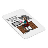 Magnet Flexible Pourquoi humour de dur labeur d'occasion (Côté Droit)