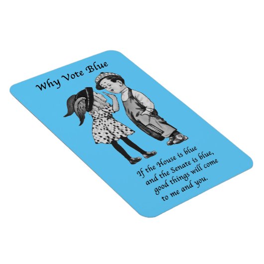 Magnet Flexible Pourquoi voter bleu en 2026 (Côté Droit)