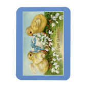 Magnet Flexible Poussins de Pâques avec aimant à oeufs (Vertical)