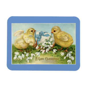 Magnet Flexible Poussins de Pâques avec aimant d'oeuf