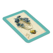 Magnet Flexible Poussins De Pâques vintages En Ballons (Côté Droit)