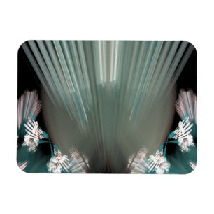 Magnet Flexible Poutres Rayonnantes De L'Aimant Au-Dessus