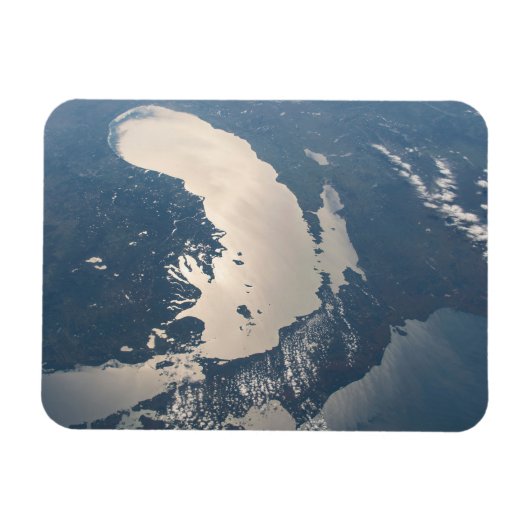 Magnet Flexible Poutres Sunglint Au Bord Du Lac Michigan (Horizontal)