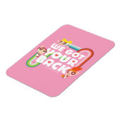 Magnet Flexible Powerpuff Girls : Nous Avons Ton Dos (Côté Gauche)