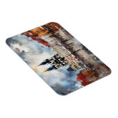 Magnet Flexible Prague nuit en République Tchèque (Côté Droit)