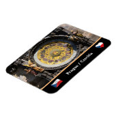 Magnet Flexible Prague & Orloj - Horloge astronomique /Czechia (Côté Gauche)