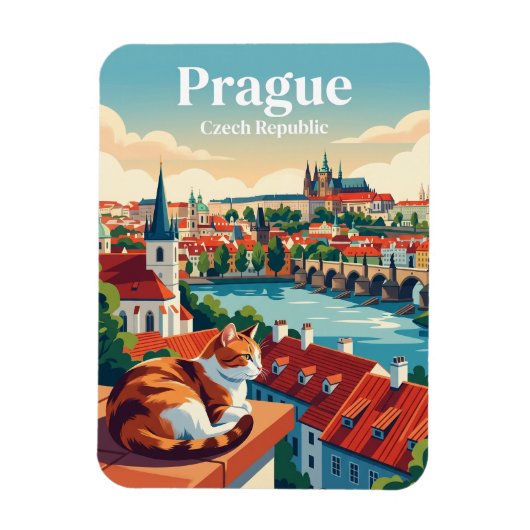 Magnet Flexible Prague République tchèque (Vertical)